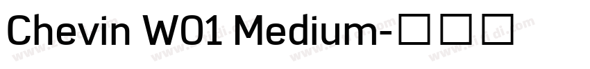 Chevin W01 Medium字体转换